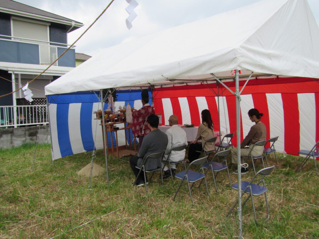 五條市田園 Y様邸地鎮祭