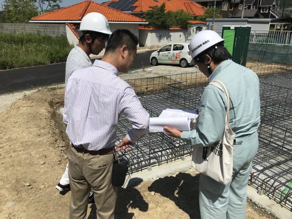 五條市田園Y様邸 配筋検査
