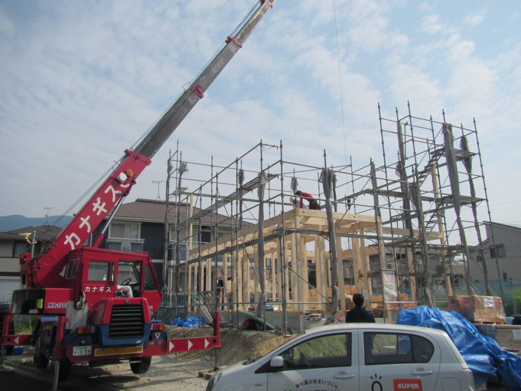 五條市田園 Y様邸棟上げ