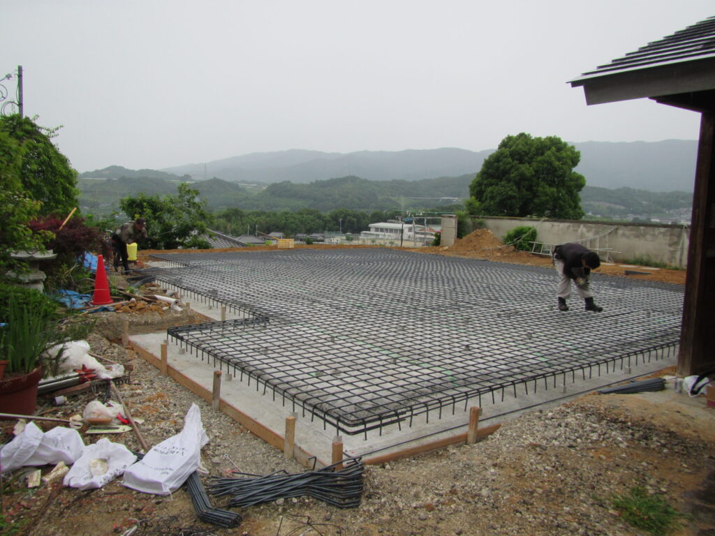 五條市Y様邸 上棟前日